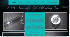 Desktop Screenshot of m5glassblowing.com